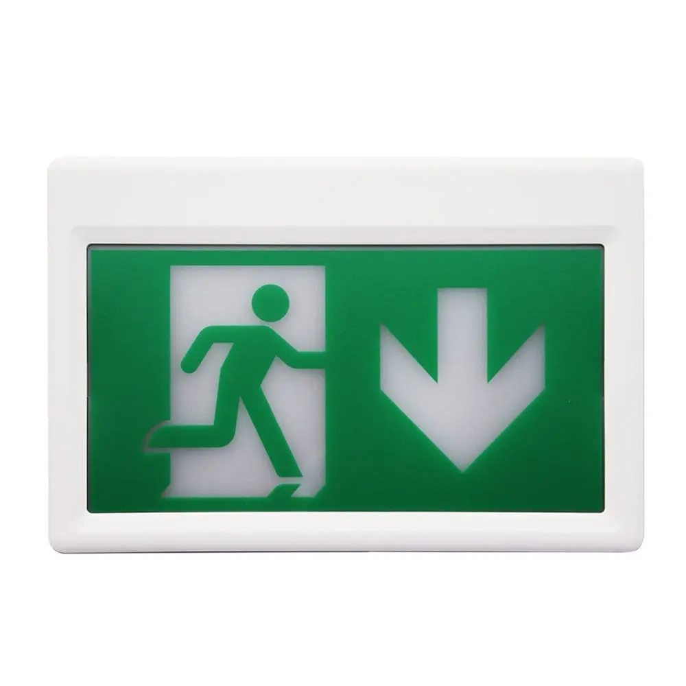BES – Running Man Exit Sign, PLASTIC, 120/347V Input